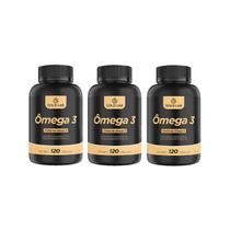 Kit 3 Ômega 3 Com 120 Cápsulas - Gold Lab