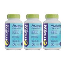 Kit 3 Ômega 3 EPA-DHA 1000mg 3x120 cápsulas Maltta