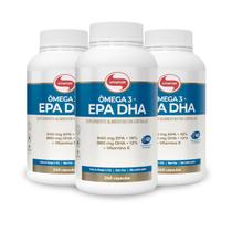 Kit 3 Ômega 3 EPA DHA Vitafor 240 Cápsulas Kit 3 Ômega 3 EPA DHA Vitafor 240 Cápsulas