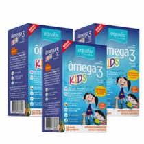 Kit 3 Ômega 3 Pro Kids Concentrado Infantil Epa Dha Equaliv