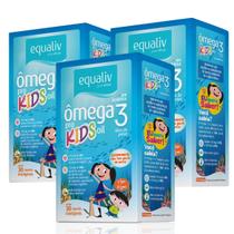 Kit 3 Ômega 3 Pro Kids Concentrado Infantil Epa Dha Equaliv