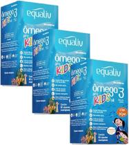 Kit 3 Omega 3 Pro Kids Oil 30 Caps Mast - Equaliv