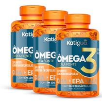 Kit 3 Omega 3 Tripla Fonte 1000MG 120CAPS