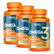 Kit 3 Omega 3 Tripla Fonte 1000MG 60CAPS Kit 3 Omega 3 Tripla Fonte 1000MG 60CAPS