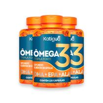 Kit 3 Ômega 3 Tripla Fonte Katiguá 1000mg 120 Cápsulas Kit 3 Ômega 3 Tripla Fonte Katiguá 1000mg 120 Cápsulas