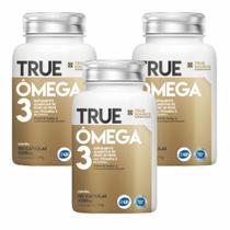 Kit 3 Ômega 3 TrueSource Vitamina E Certificado IFOS Concentrado 180CAPS