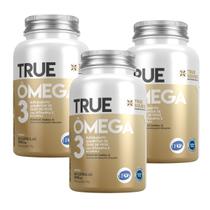 Kit 3 Ômega 3 TrueSource Vitamina E Certificado IFOS Concentrado 60 CAPS