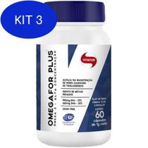 Kit 3 Omegafor Plus 1000 mg. 60 Caps.