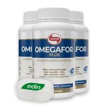 KIT 3 Omegafor Plus 120 Cápsulas Vitafor