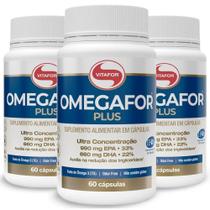 Kit 3 Omegafor Plus 60cap - Vitafor Kit 3 Omegafor Plus 60cap - Vitafor