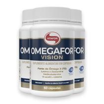 Kit 3 Omegafor Vision Vitafor 60 Cápsulas