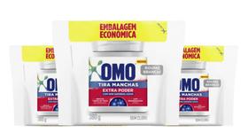 Kit 3 Omo Pó Tira Manchas Refil Branqueador Sem Cloro 380g