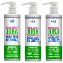 Kit 3 Ondulando A Juba Creme De Pentear Widi Care Modelador De Ondas 500ml