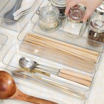 Kit 3 Organizador Acrilico Multiuso Gavetas Armarios Cozinha