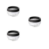 Kit 3 Organizador de Alimentos Gire e Trave Empilhável 220ML