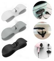 Kit 3 Organizador de Fios Cabos Tomadas de Silicone Kit 3 Organizador de Fios Cabos Tomadas de Silicone