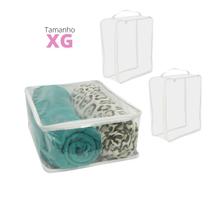 Kit 3 Organizador Guarda Roupa Multiuso Higienizáveis TAM XG - Bubag!