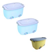 Kit 3 Organizador Para Brinquedos Lego E Carrinho 2g E 1p