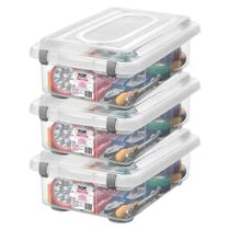 Kit 3 Organizador Plástico 8,60 Litros Jogo Caixa Organizadora De Cosméticos e Papelaria Grande Baixa Caixa Para Armazenamento Top Stock Sanremo Kit 3 Organizador Plástico 8,60 Litros Jogo Caixa Organizadora De Cosméticos e Papelaria Grande Baixa Caixa Para Armazenamento Top Stock Sanremo