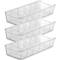 Kit 3 Organizadores De Gavetas Com Divisórias Colmeias Organizadoras Multiuso UZ