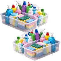 Kit 3 Organizadores De Geladeira e Lavanderia Grande Pratico Casa Organizador De Dispensa Brinquedos Organização Fruta
