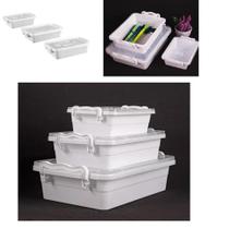 Kit 3 organizadores de mesa escritorio caixa multiuso estudo bancada porta joias brinquedos Kit 3 organizadores de mesa escritorio caixa multiuso estudo bancada porta joias brinquedos