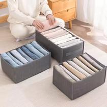 Kit 3 Organizadores De Roupas Linha Premium Com 9 Divisórias