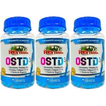 Kit 3 Ostd3 360 Cápsulas - Rei Terra Kit 3 Ostd3 360 Cápsulas - Rei Terra