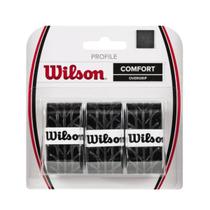 Kit 3 Overgrip Profile Comfort Protege Empunhadura Raquete de Tênis Frescobol Wilson