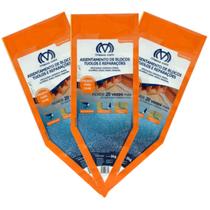 Kit 3 Packs Argamassa Polimérica Cola Blocos E Tijolos 3kg