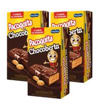 Kit 3 Paçoca Paçoquita Chocoberta Original, 432 g com 24 un. Kit 3 Paçoca Paçoquita Chocoberta Original, 432 g com 24 un.