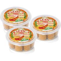 Kit 3 Paçoca Tradicional Zero Açúcar FIBRASMIL 160g