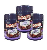 Kit 3 Paçoquita Power Pasta de Amendoim 500g Cacau com Avelã Santa Helena