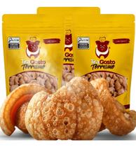 Kit 3 Pacote Torresmo Pré Pronto Pururuca Na Banha TG 650g Kit 3 Pacote Torresmo Pré Pronto Pururuca Na Banha TG 650g