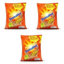 Kit 3 pacotes achocolatado ovomaltine pacote 750g sabor inconfundível e textura crocante
