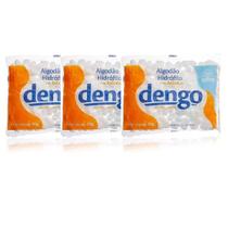 Kit 3 Pacotes de Algodão Hidrófilo Bola 50g Dengo Kit 3 Pacotes de Algodão Hidrófilo Bola 50g Dengo