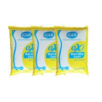 Kit 3 Pacotes de Barrilha 2kg para Piscinas - OXI iGUi Kit 3 Pacotes de Barrilha 2kg para Piscinas - OXI iGUi