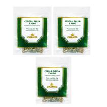 Kit 3 Pacotes De Cebola Com Salsa E Alho 30 Gramas - Chamel