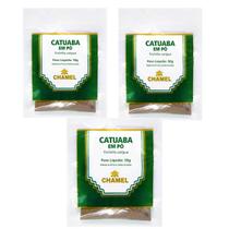 Kit 3 Pacotes De Chá Catuaba Em Pó 50 Gramas - Chamel Kit 3 Pacotes De Chá Catuaba Em Pó 50 Gramas - Chamel