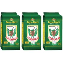 Kit 3 Pacotes de Erva-Mate de Chimarrão Tradicional Ximango 1kg à Vácuo Plantas Selecionadas