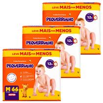 kIt 3 Pacotes de Fralda Econômica Pequerrucho kIt 3 Pacotes de Fralda Econômica Pequerrucho