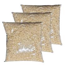 Kit 3 Pacotes De Serragem 500G Madeira Clara