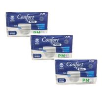 KIT 3 Pacotes Fralda Descartável Geriátrica Confort Master Pants P/M 48und