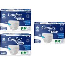 KIT 3 Pacotes Fralda Descartavel Geriatrica Confort Master Pants