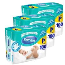 Kit 3 Pacotes Fraldas Descartavel Infantil Enzzo Baby - Tam P M G XG