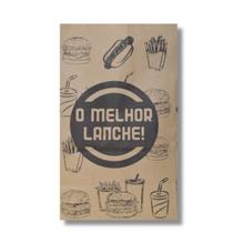 Kit 3 Pacotes Saco Semi Kraft SOS 3kg Timbrado 12x26x9cm 300un