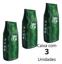 Kit 3 Pacotes Senhor Café Gourmet Em Grãos De 1 Kg Para Hotel e Pousada Café Expresso De Mogiana