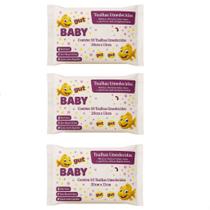 Kit 3 Pacotes Toalhinhas Umedecidas Para Bebe C/50UN CADA 20cm 13cm - Gut Gut Baby Kit 3 Pacotes Toalhinhas Umedecidas Para Bebe C/50UN CADA 20cm 13cm - Gut Gut Baby