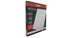 Kit 3 Painéis De Embutir Modular 45W 62X62 6500K Branco Frio