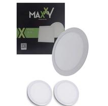 Kit 3 Painéis Plafon Led Embutir Redondo 24W Frio 6500k